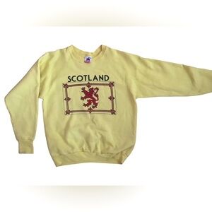 Vintage Scotland Lion Flag Royal crest  Sweatshirt